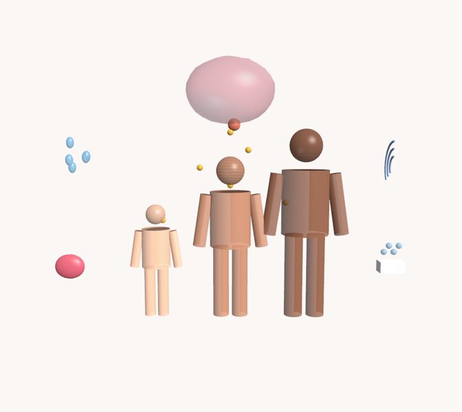 Pubertad: cambios del cuerpo en 3D en la app Asclepio
